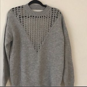 Mika and Gala™️ LF Grey Oversized Sweater.